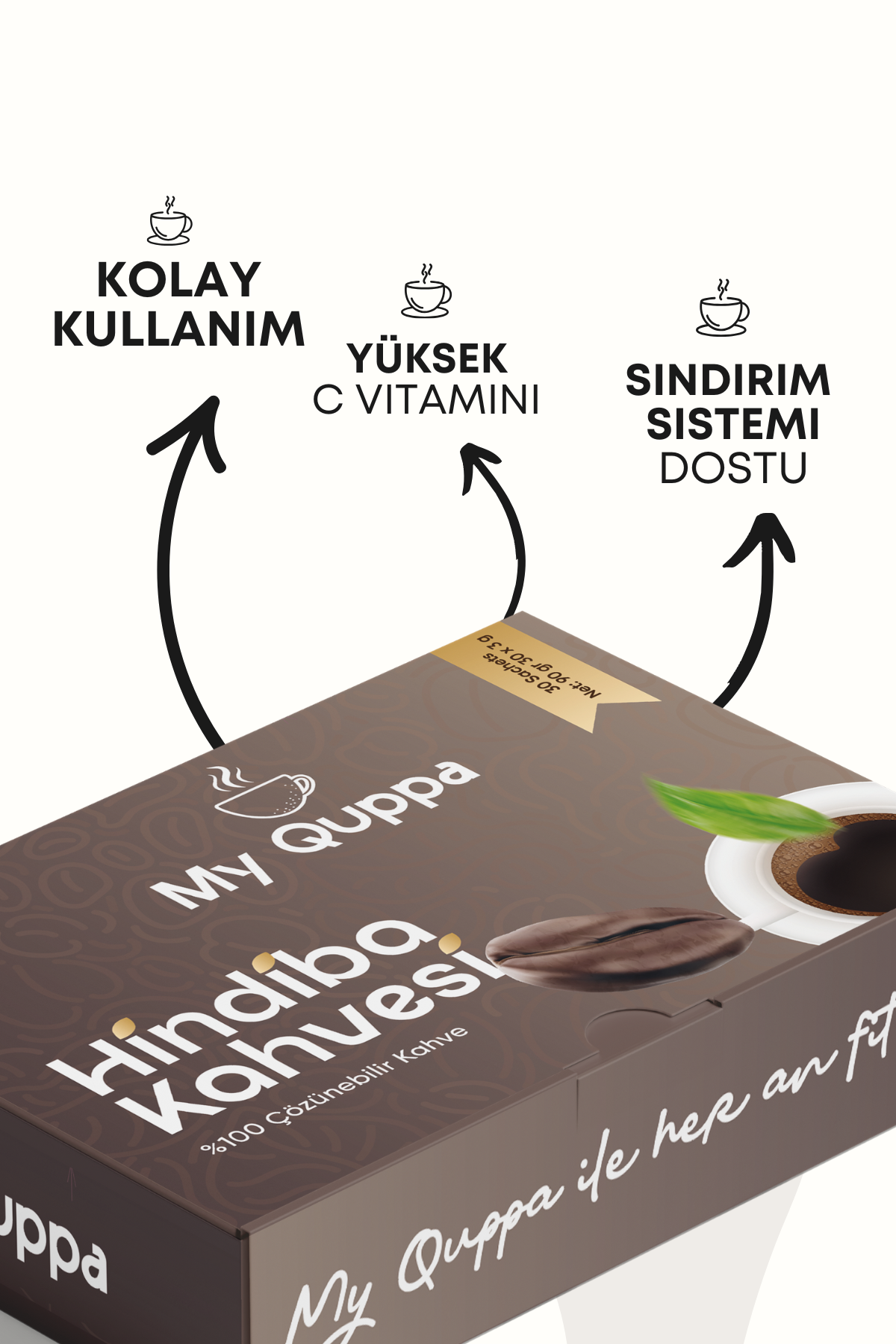 My Quppa Hindiba Kahvesi – 30’lu Paket (90g)
