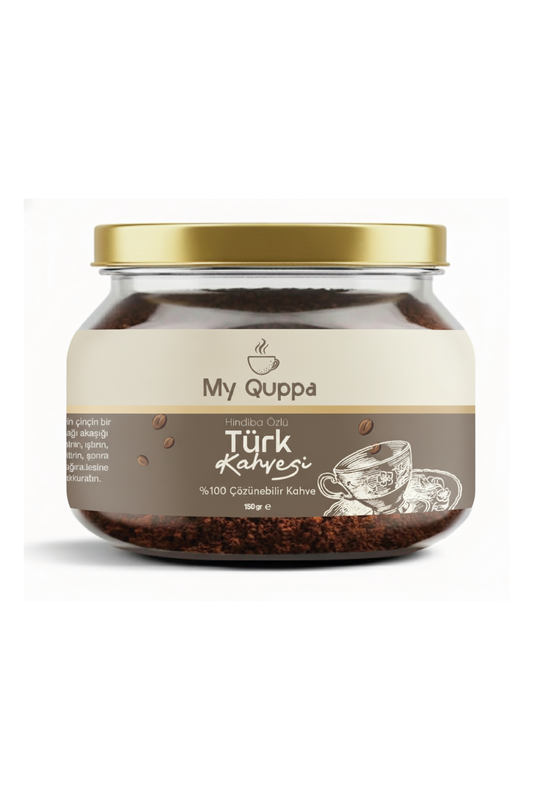 Hindiba özlü Türk kahvesi