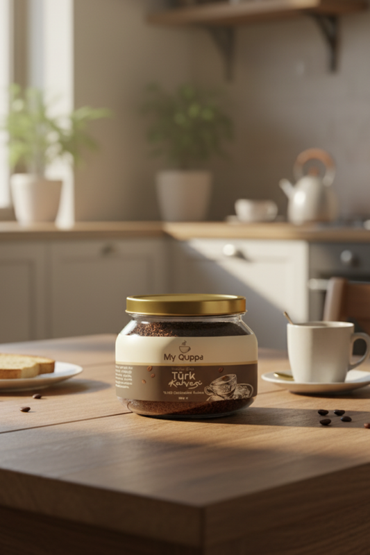 Hindiba özlü Türk kahvesi